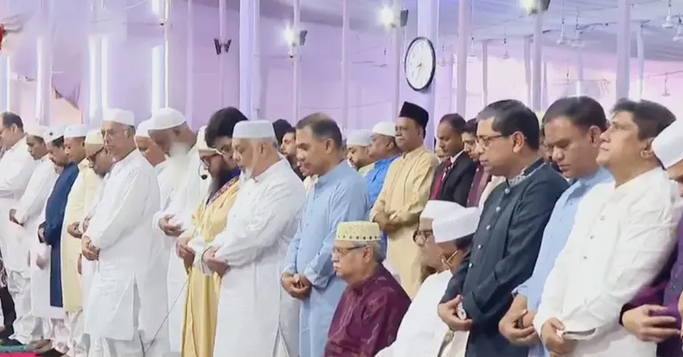 জাতীয় ঈদগাহে ঈদুল ফিতরের প্রধান জামাত